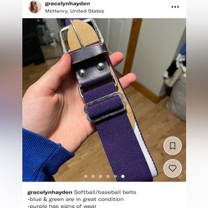 Softball/baseball Belt